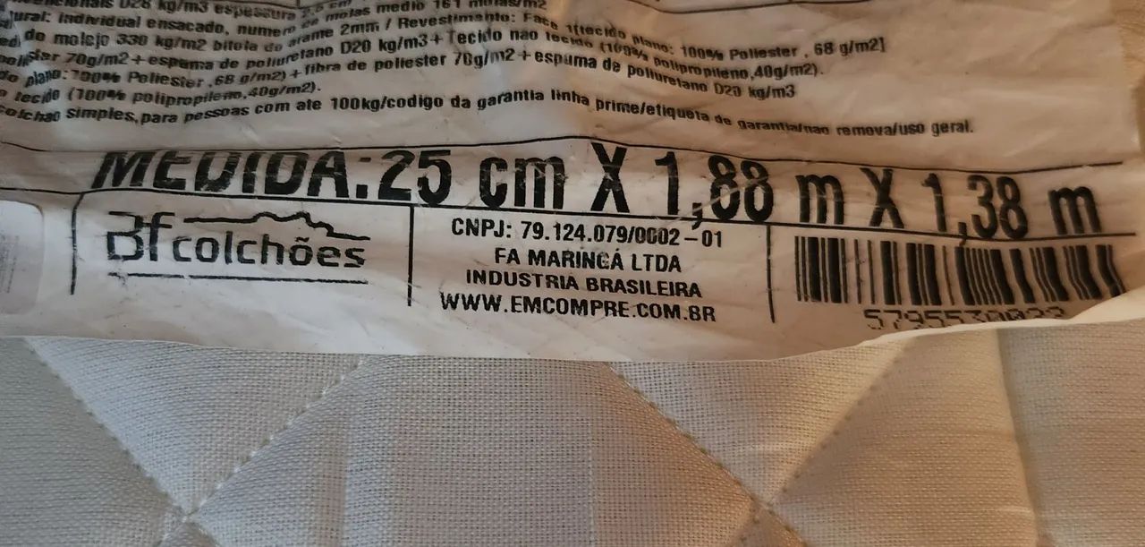 Colchão molas ensacadas BF - Foto 5