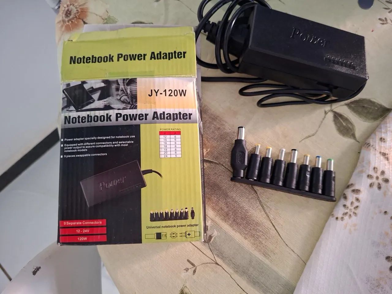 Fonte Universal para Notebook 120W - Nova, com 9 conectores - Foto 2