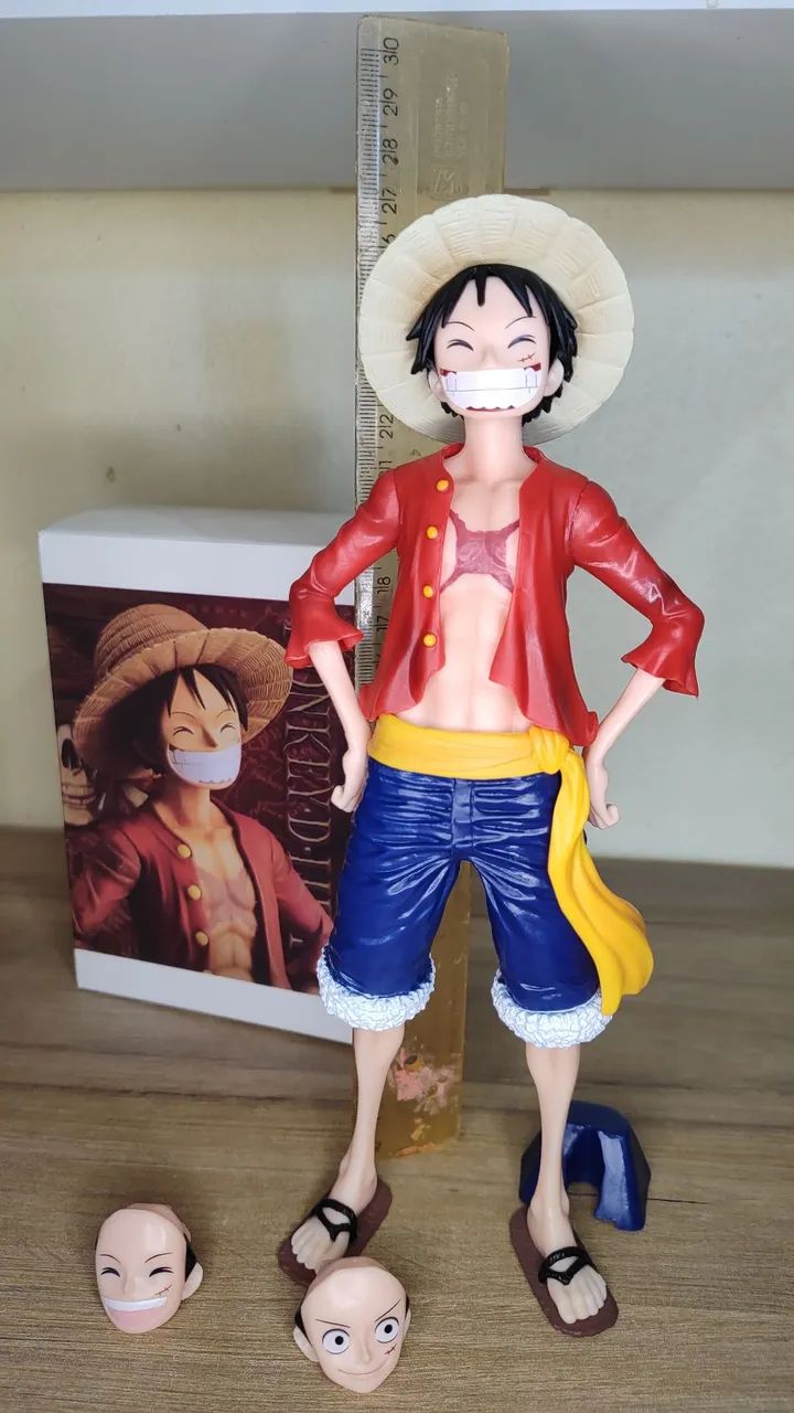 Action figure Luffy 3 faces One Piece  - Foto 4