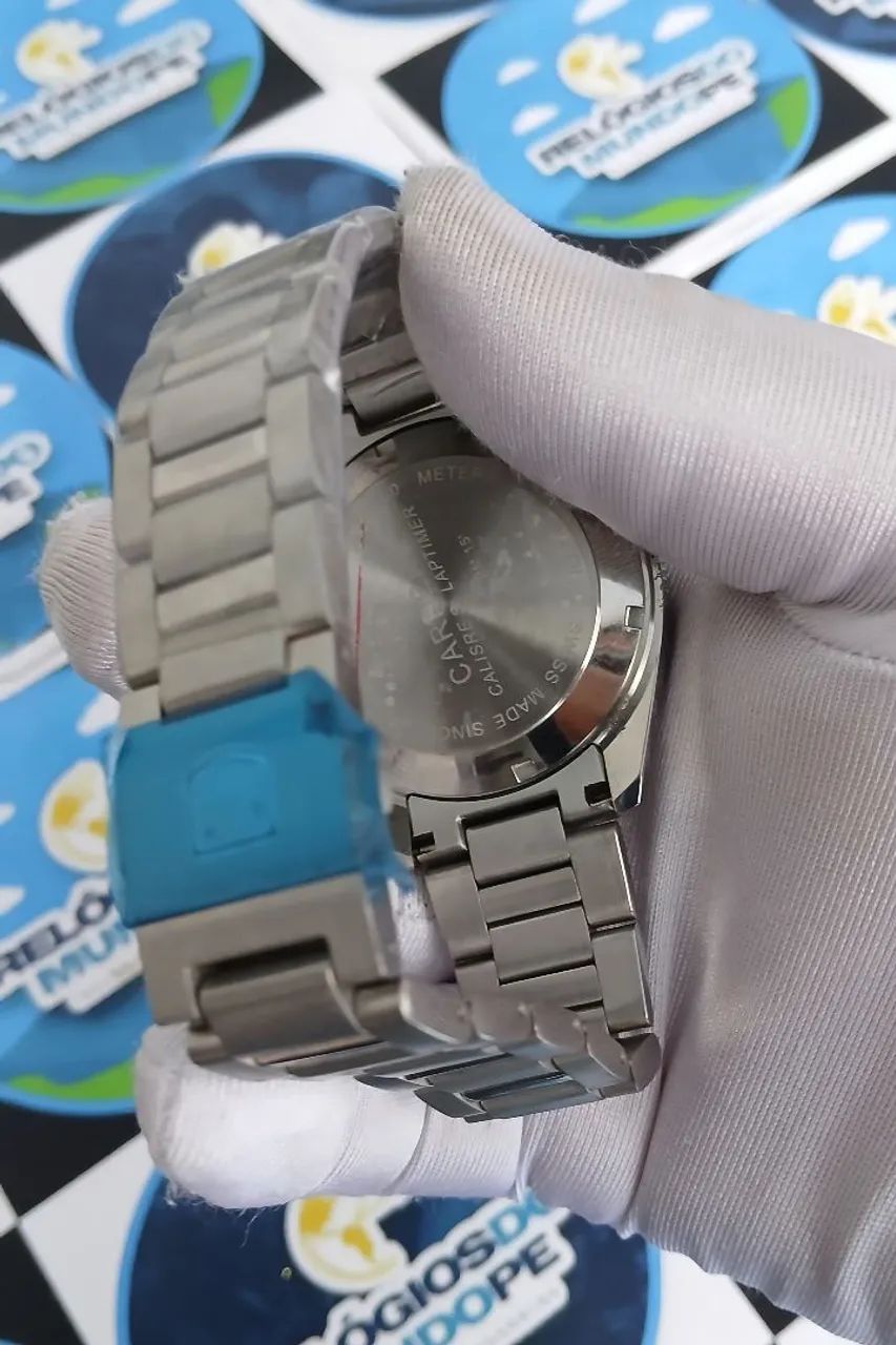 RELÓGIO TG CARRERA CALISRE LAPTIMER CHRONOGRAPH - Foto 5