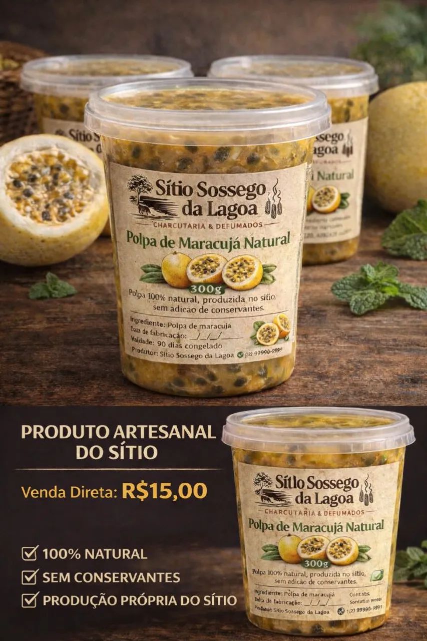 Polpa de maracujá congelada  - Foto 5