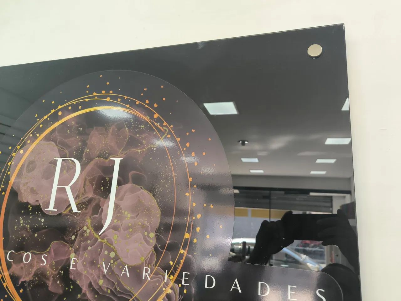 Placa de vidro para comércio - Foto 3
