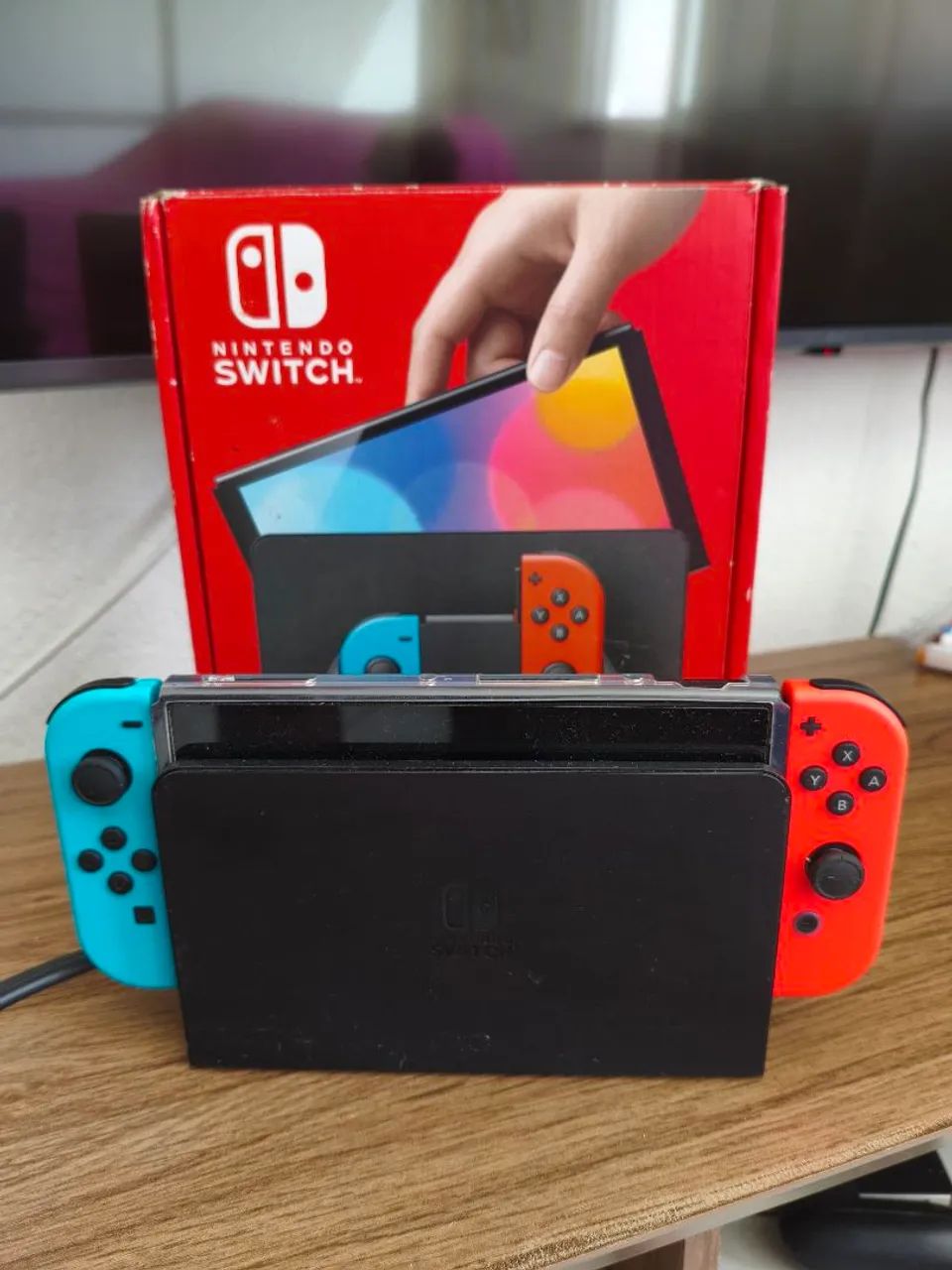 NINTENDO SWITCH OLED 64GB - DESBLOQUEADO - MICROSD 512GB - ACESSÓRIOS