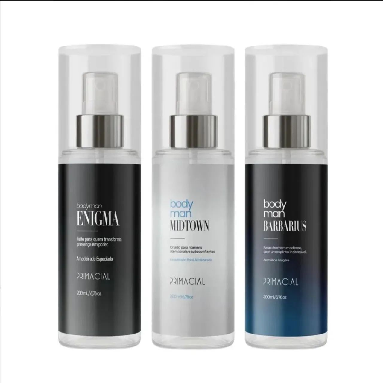 kit de body splash da primacial : midtown + enigma + barbarius 