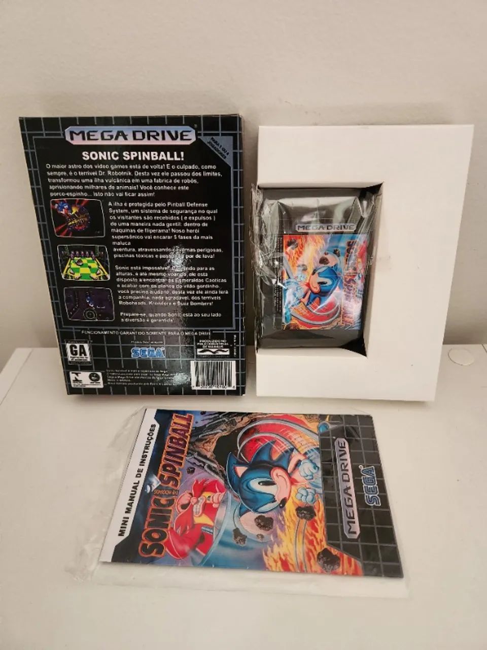 Cartucho Mega Drive Sonic Spinball - Foto 2