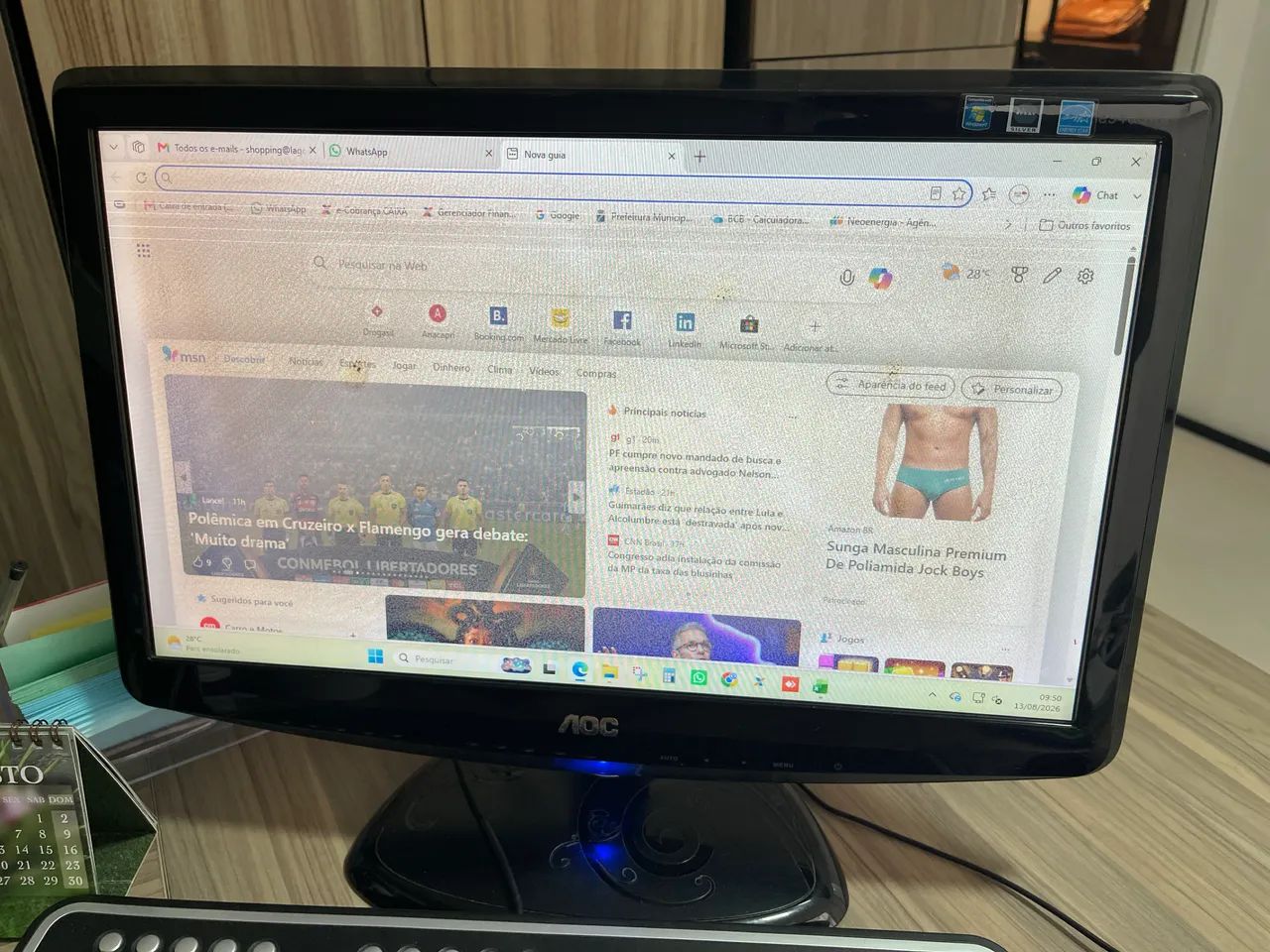 Monitor AOC LCD 18,5 pol (e940Swa) 