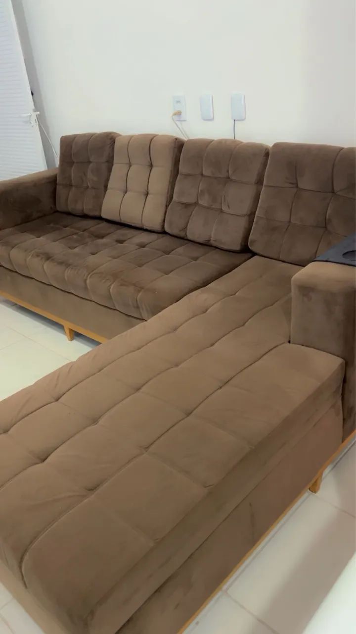 Sofá de 3 lugares + chaise - Foto 2