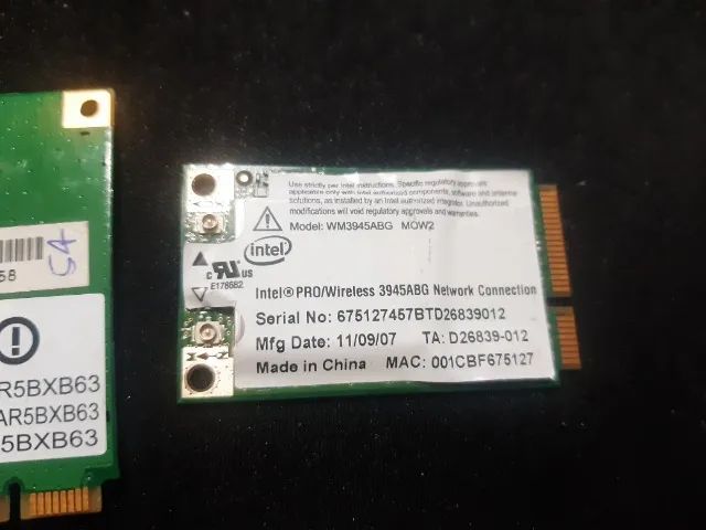 Placa de rede wireless de notebook antigo. Tenho 3 unidades - Foto 2