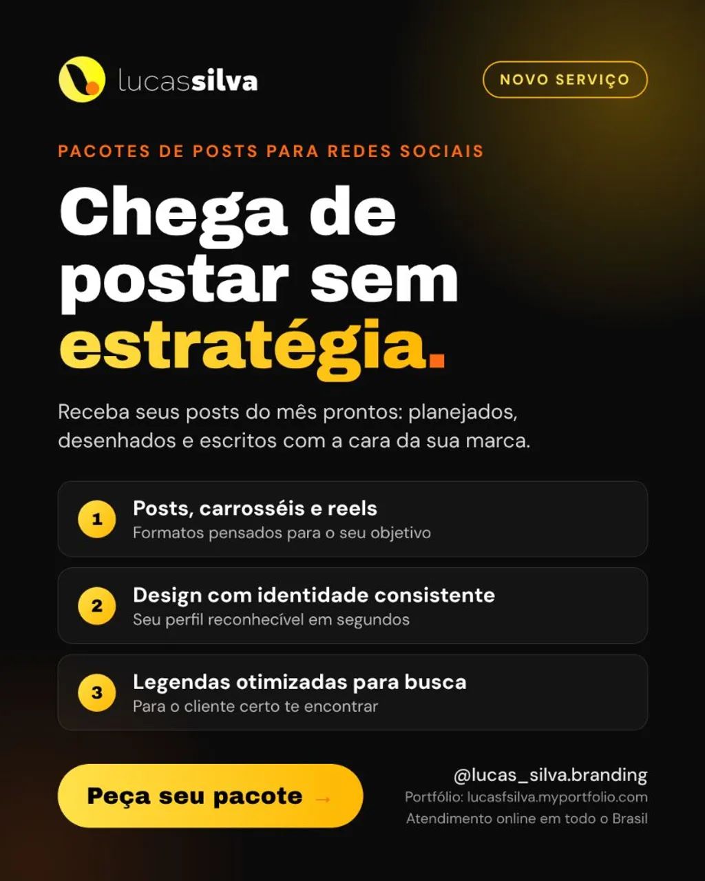 Criação de POST para Instagram 
