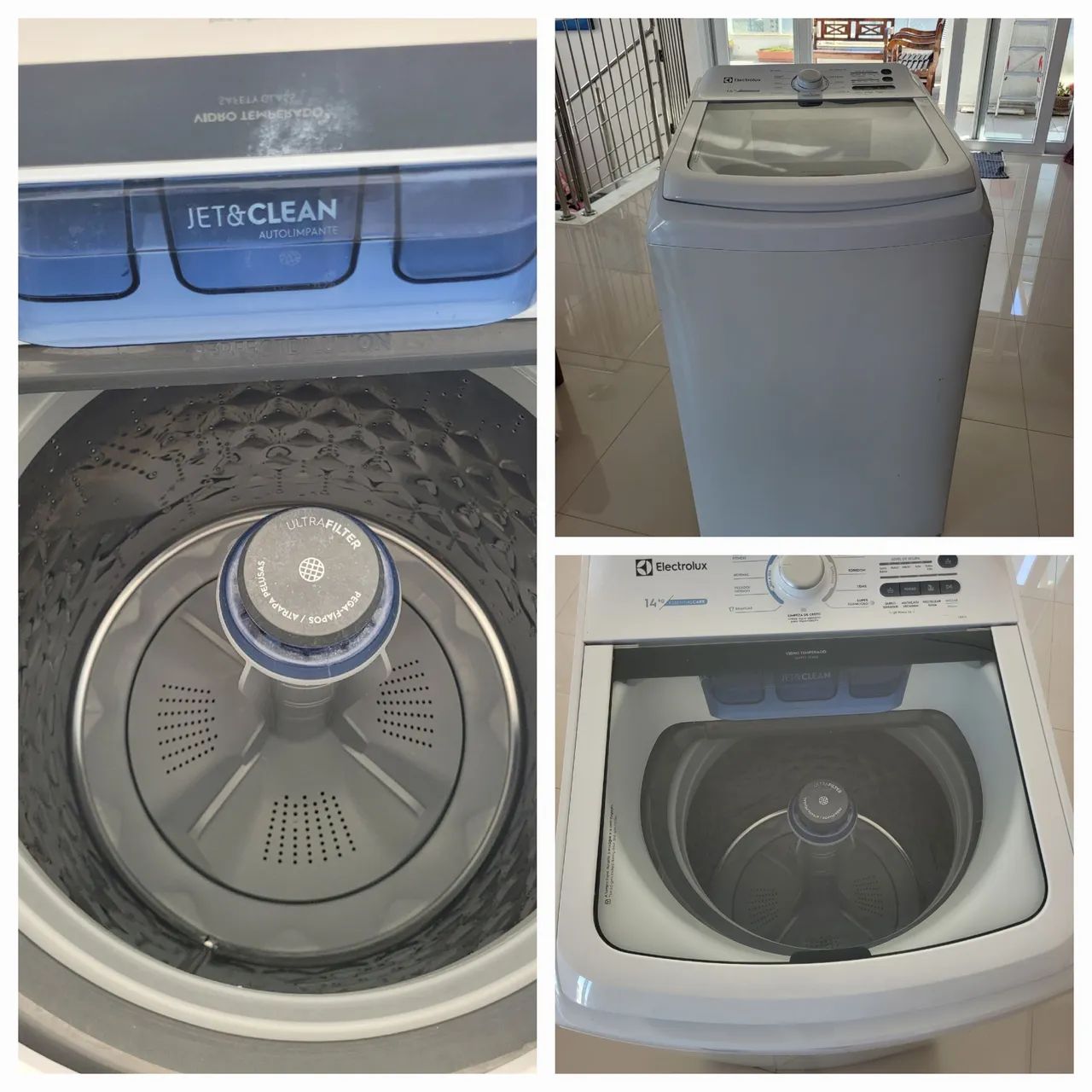 Máquina de lavar roupa, Electrolux em estado de nova, poucas vezes usada