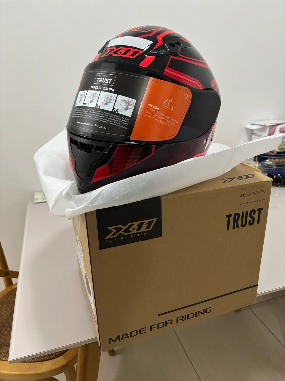 CAPACETE TRUST PRO 11 - Foto 4