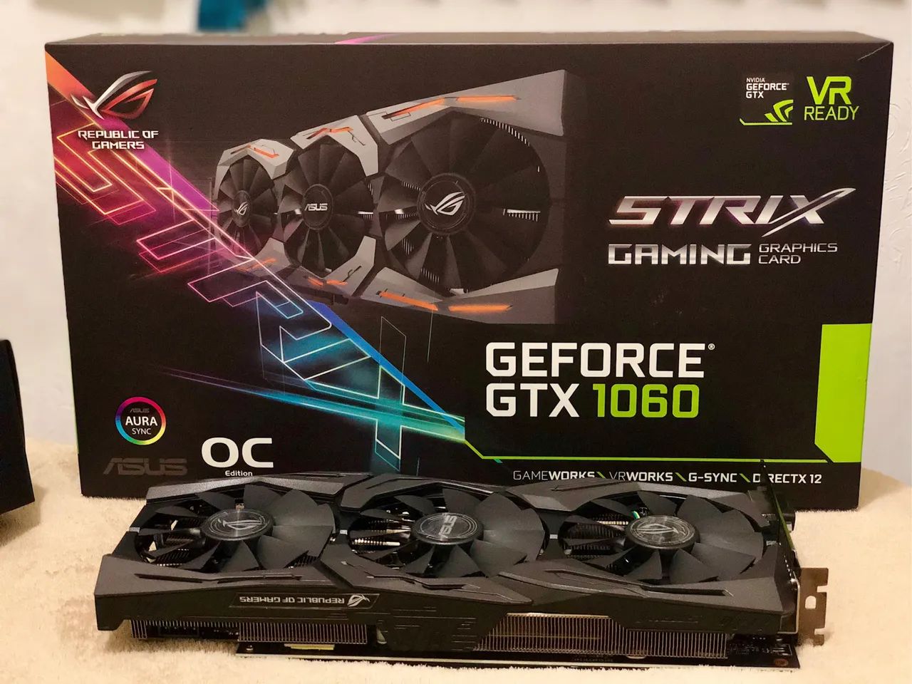 gtx 1060 6gb rog strix