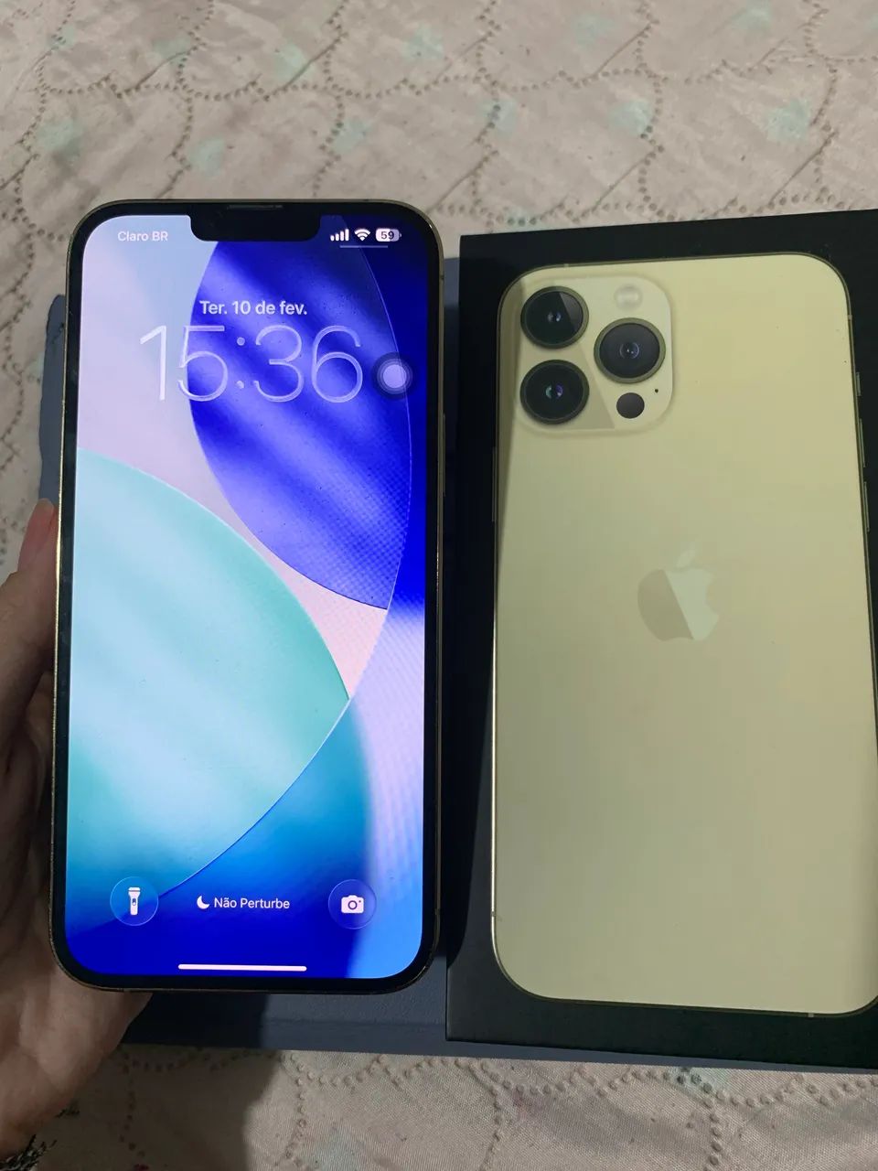 iPhone 13 Pro Max 256 GB - Dourado - Foto 3