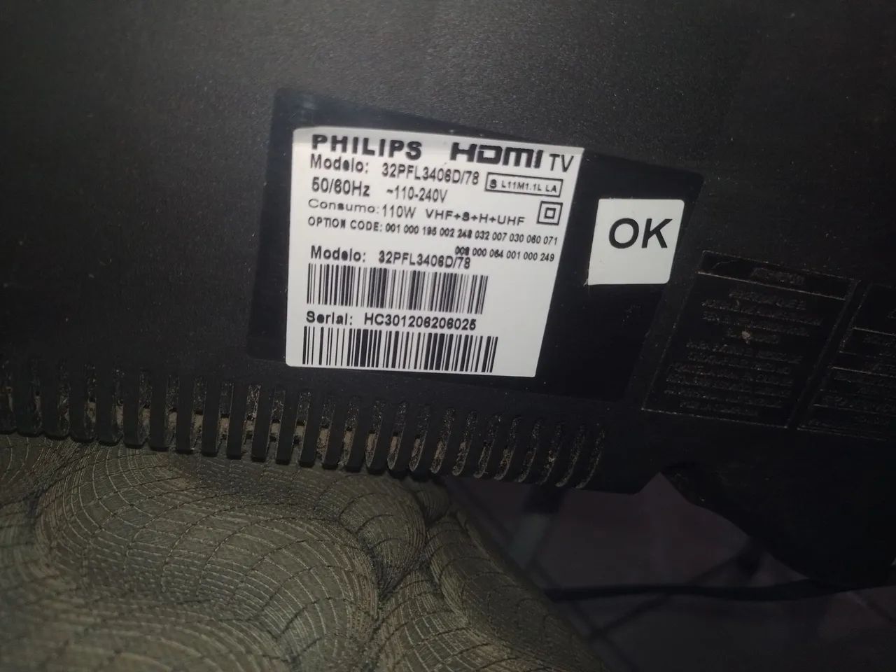 Vendo uma TV PHILIPS 32 polegadas. Modelo 32PFL3007D/78 - Foto 2