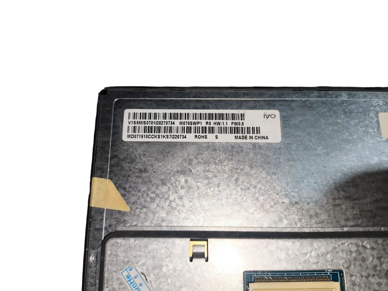 Tela Display LCD 7 Polegadas IVO M070SWP1 R5 Original - Novo - Foto 5