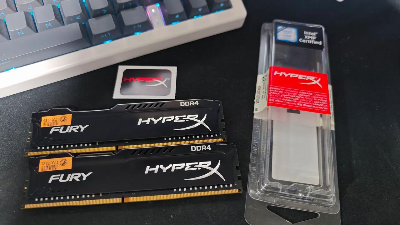 Memória ram Kingston 16gb 2x(8gb) ddr4 xmp - Foto 3