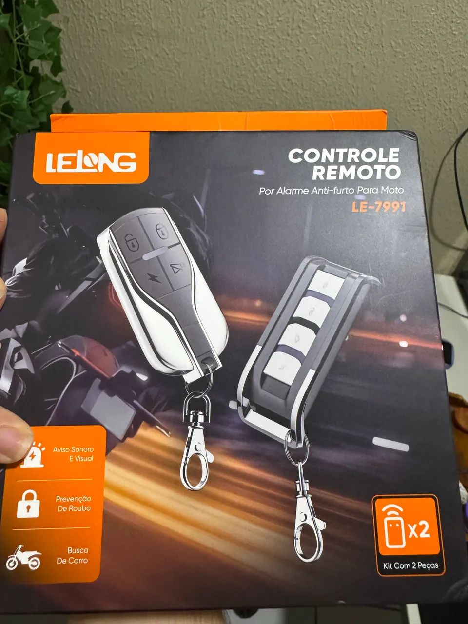     Alarme Para Moto com Controle Remoto LE-7991 Novo - Foto 3