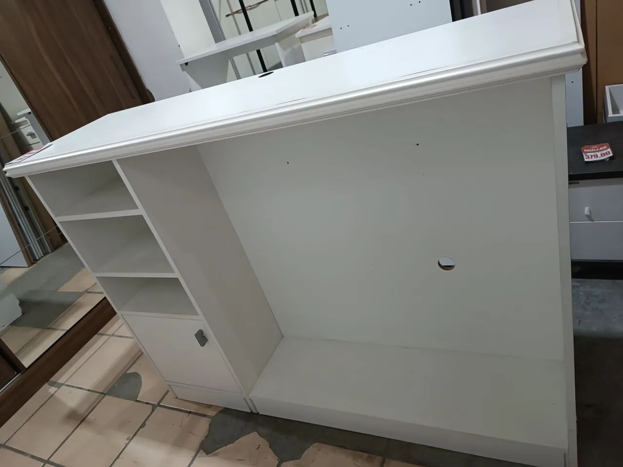 Balcão de atendimento em MDF 
