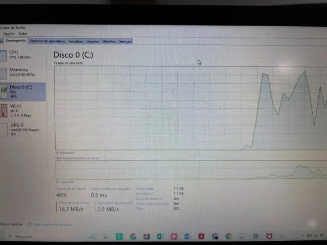 Notebook Acer Aspire 4gb ram 120gb ssd - Foto 2