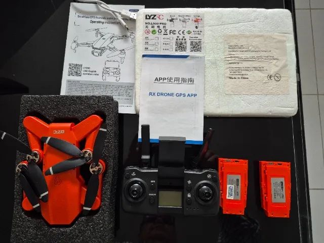Drone Lyzrc L900 Pro 4k Laranja 2 Bateria Helices E Protetor - Foto 4
