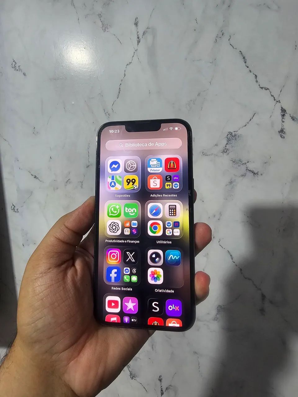 iPhone 13 PRO 128GB Azul- Nota fiscal + acessórios - Celulares e
