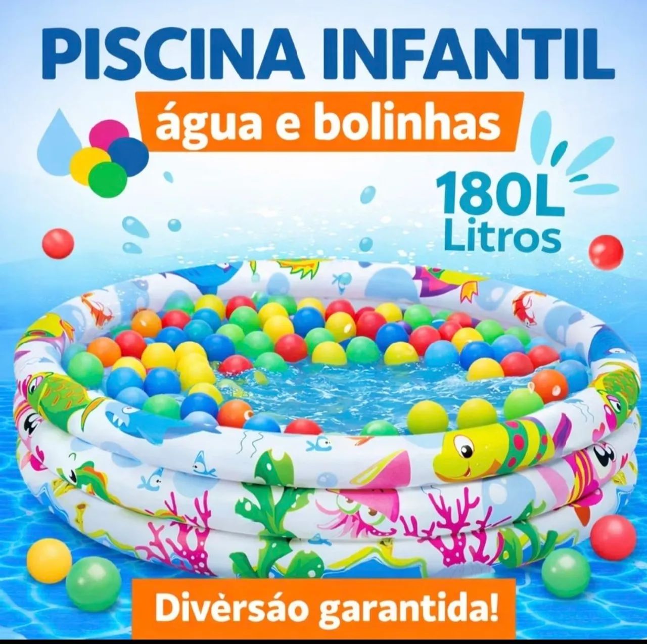 Piscina com as bolinhas  - Foto 2