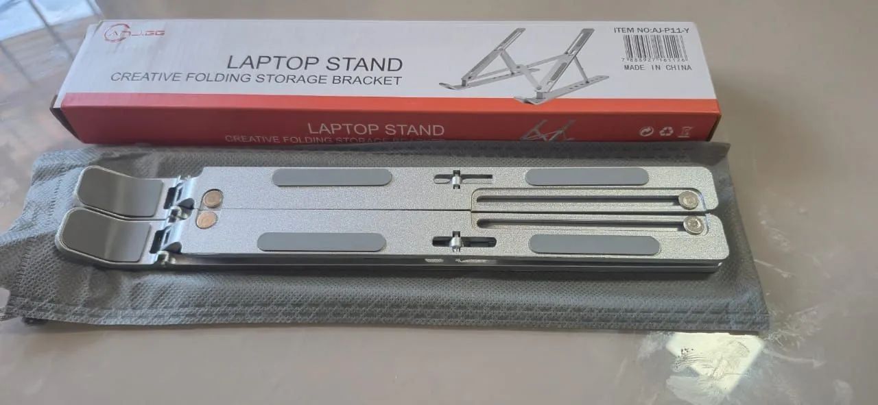 Suporte dobrável para notebook, tablet e celular - Foto 2
