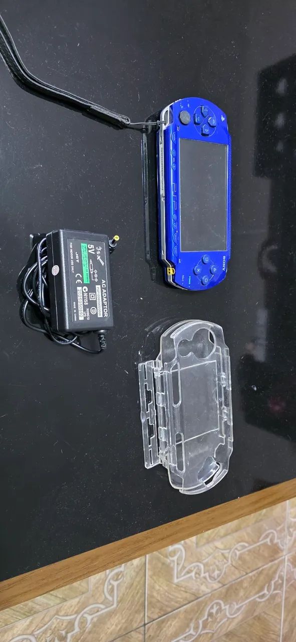 PSP Fat Azul - Original - Sem bateria - Foto 4