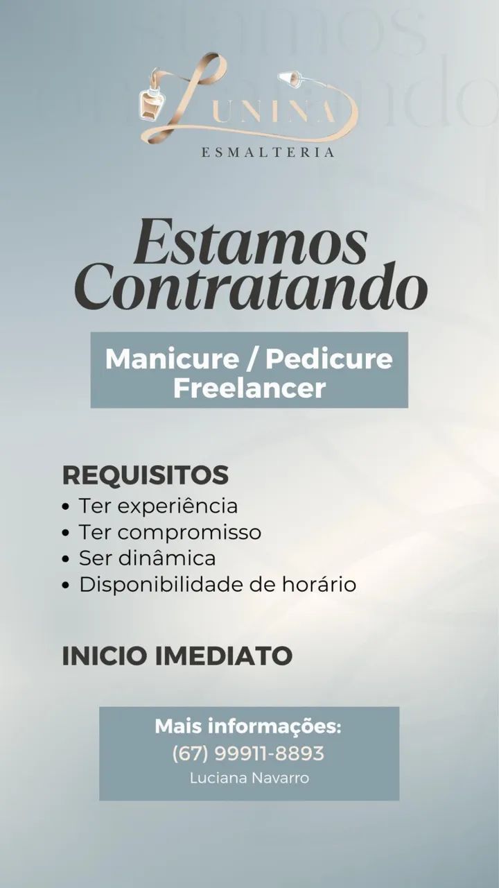Vaga para manicure e pedicure  - Foto 2