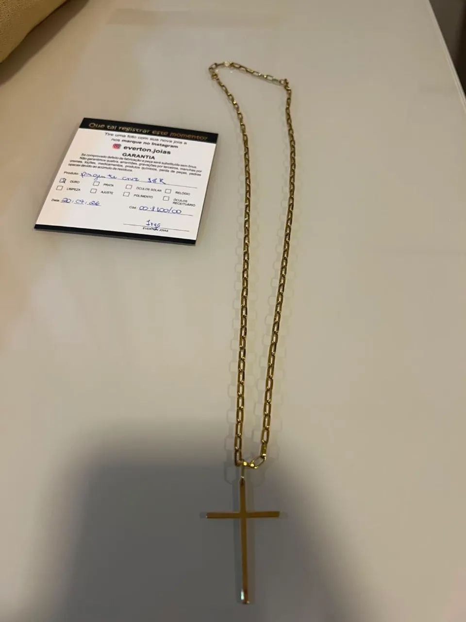Corrente de ouro 18 k 