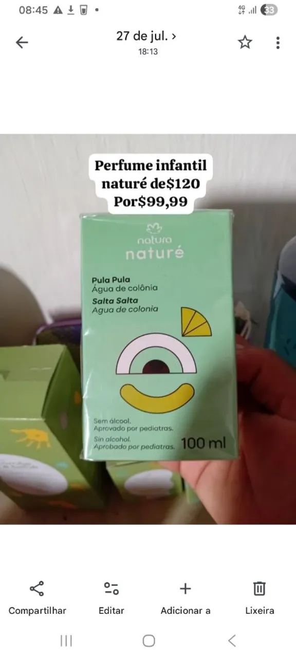 Colonia pula pula infantil 