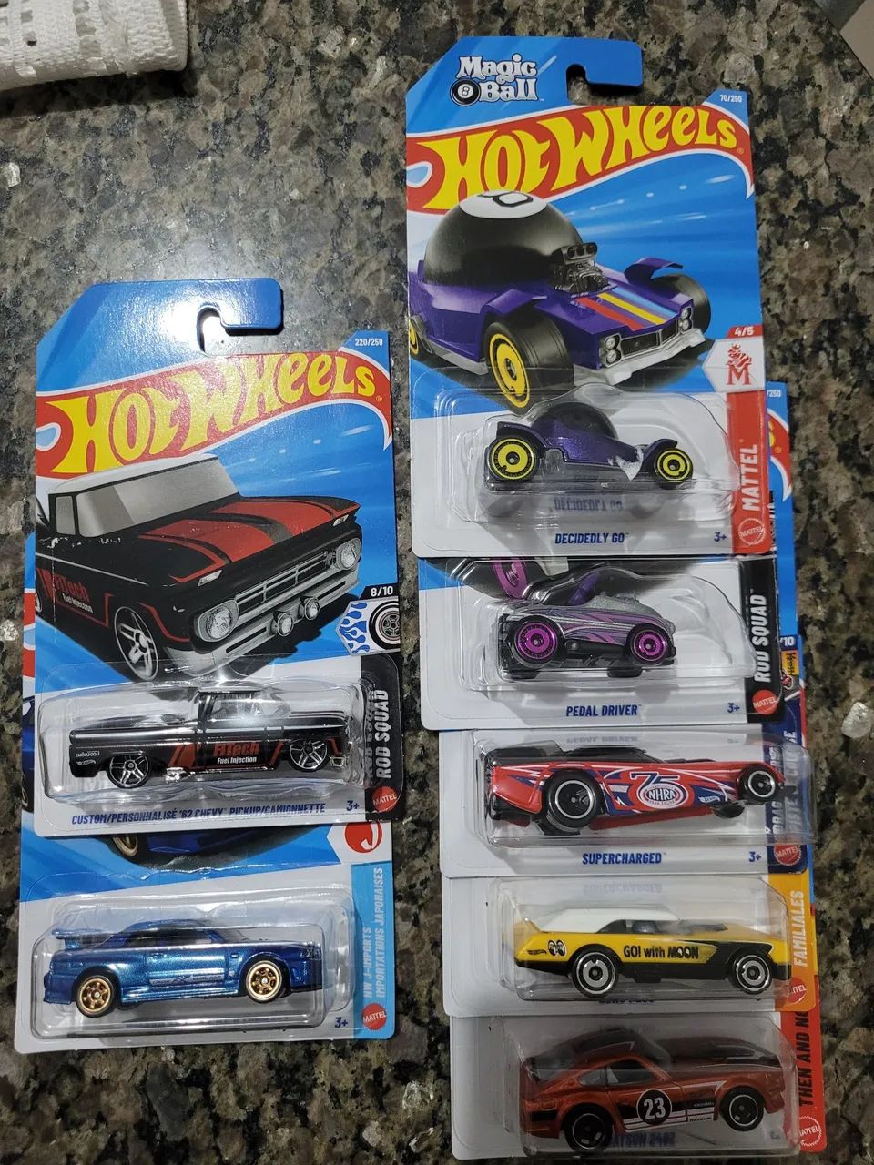 Kit Hot Wheels 7 miniaturas