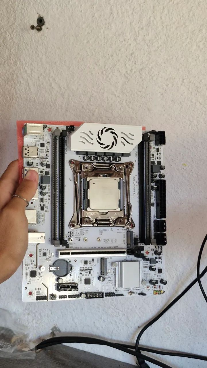 Kit Placa mãe X99 D4 V5 BSF - Foto 2