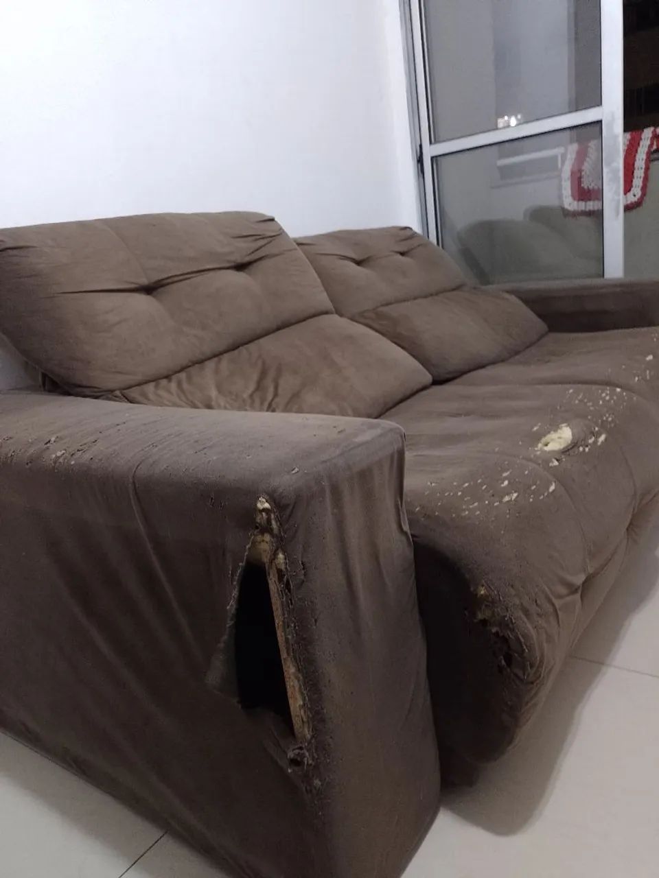 Sofá retrátil (doação) - Foto 3