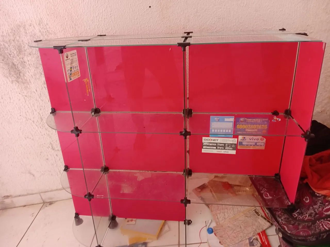 Gôndola Modulado Em Vidro - 1,00 X 1,00 X 0,40 - Foto 3