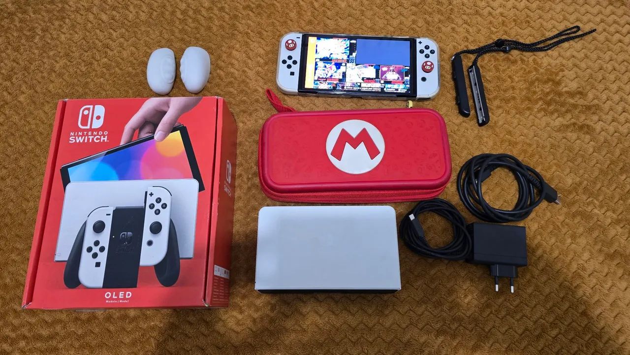 Nintendo Switch OLED + Acessórios 