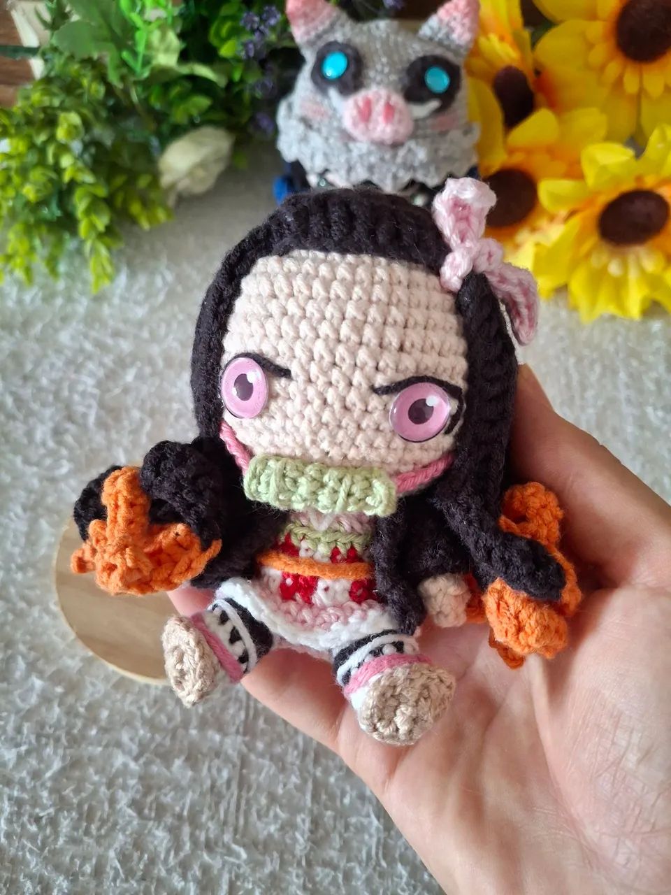 Nezuko Kamado chibi - Amigurumi Demon Slayer  - Foto 2