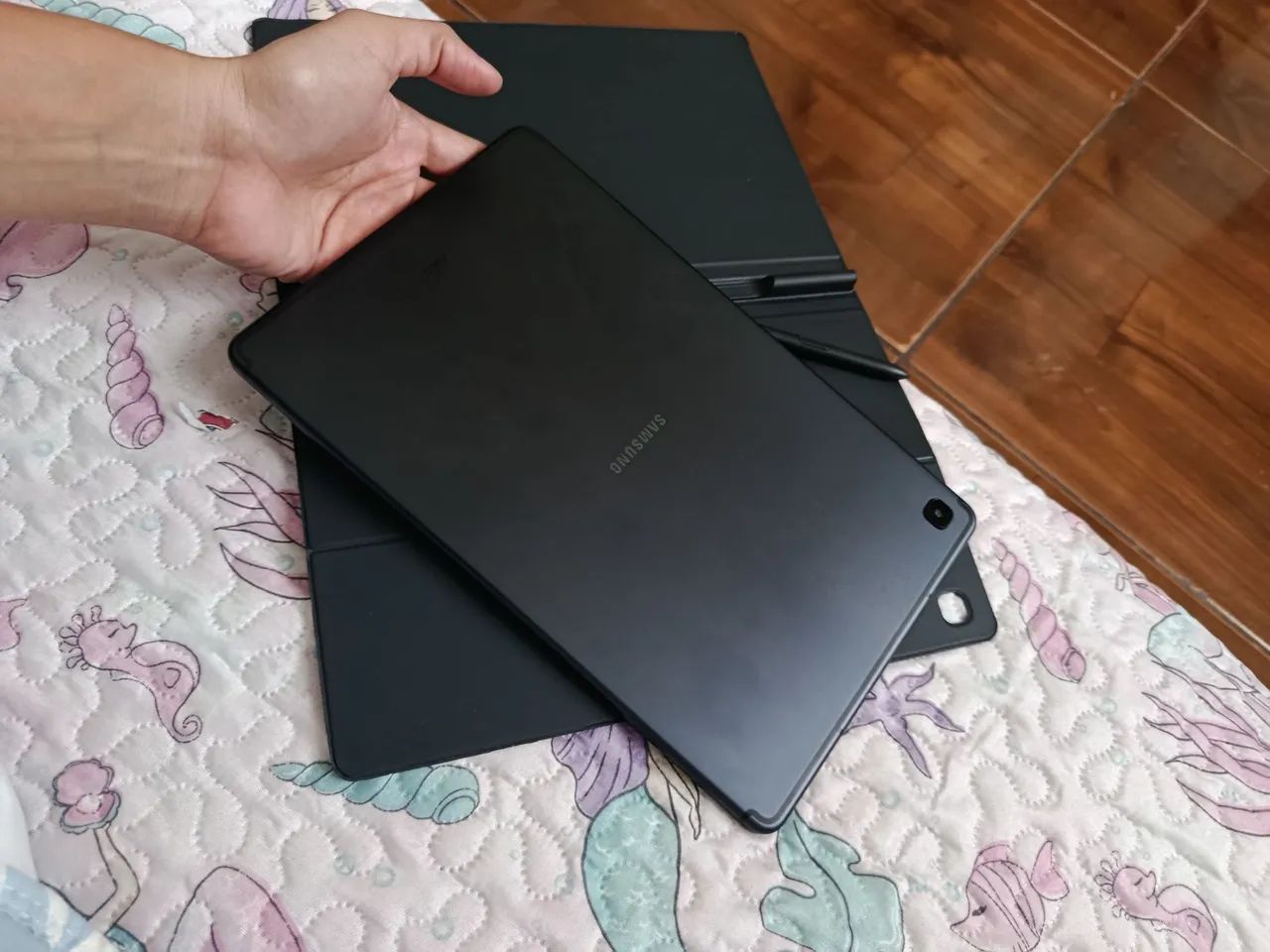 VENDO TABLET S6 LITE caneta original, capa, mouse e teclado  - Foto 3