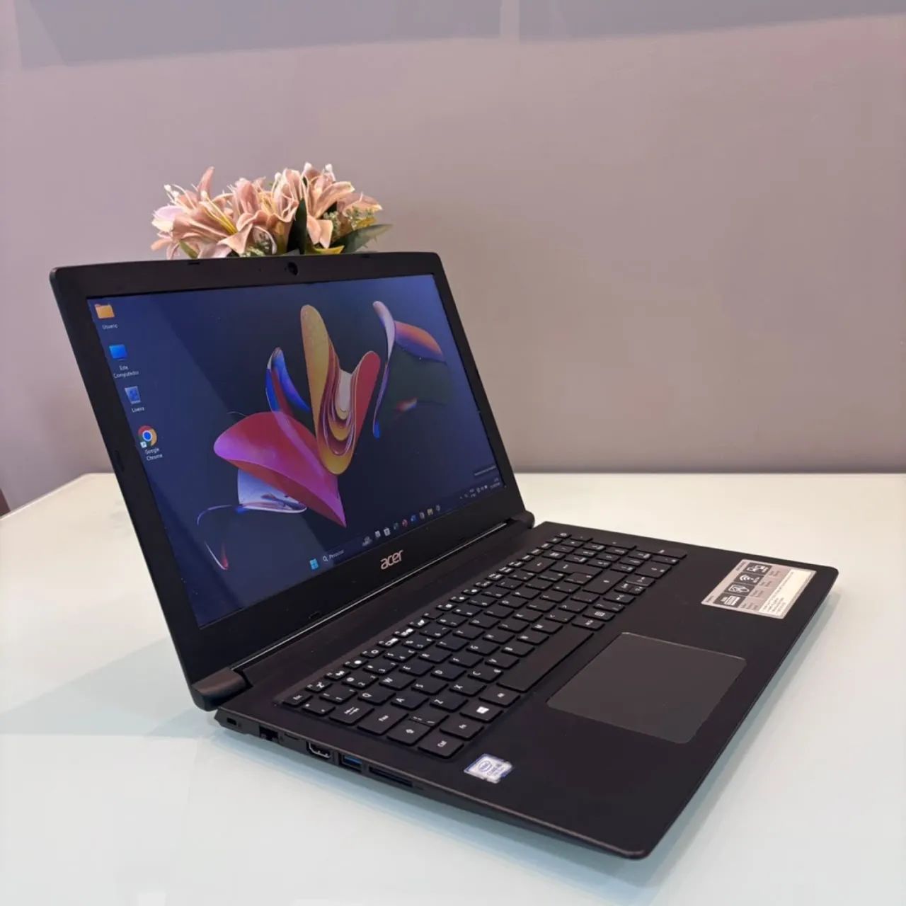 Notebook Acer Core i5 7ª 8GB DDR4 SSD Windows 11 Bateria Ótima  - Foto 5