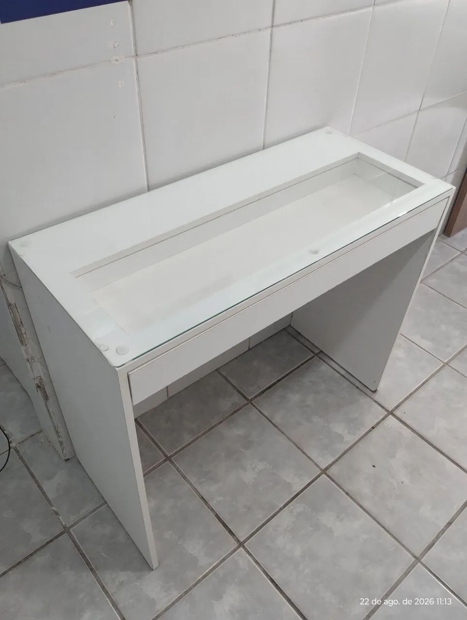 Bancada com tampo de vidro - Foto 3