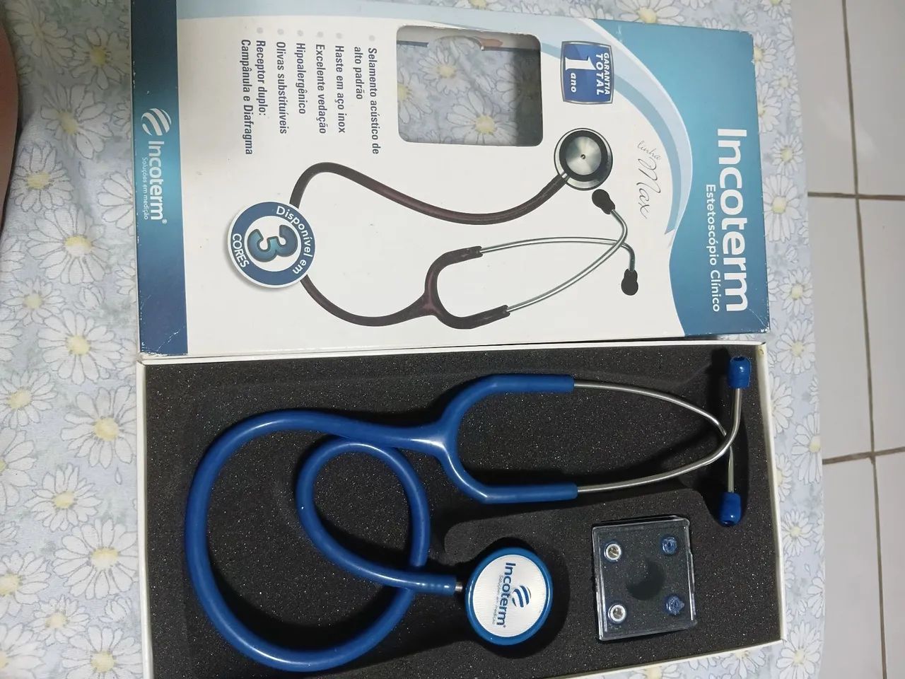 ? Estetoscópio Incoterm Linha Max ? AZUL