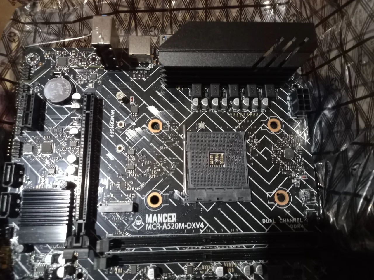 Placa Mae Mancer A520m Ddr4 - Foto 5