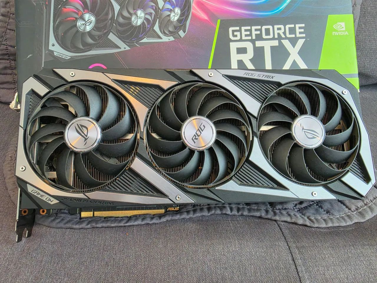 Placa de Video Asus ROG Strix Gaming RTX3070 8gb OC. Não aceito