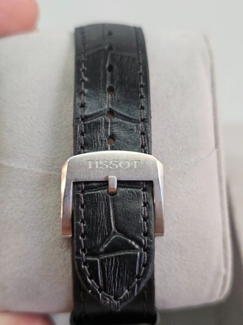 Relógio Tissot Original Cronógrafo revisado pilha e pulseira nova - Foto 5