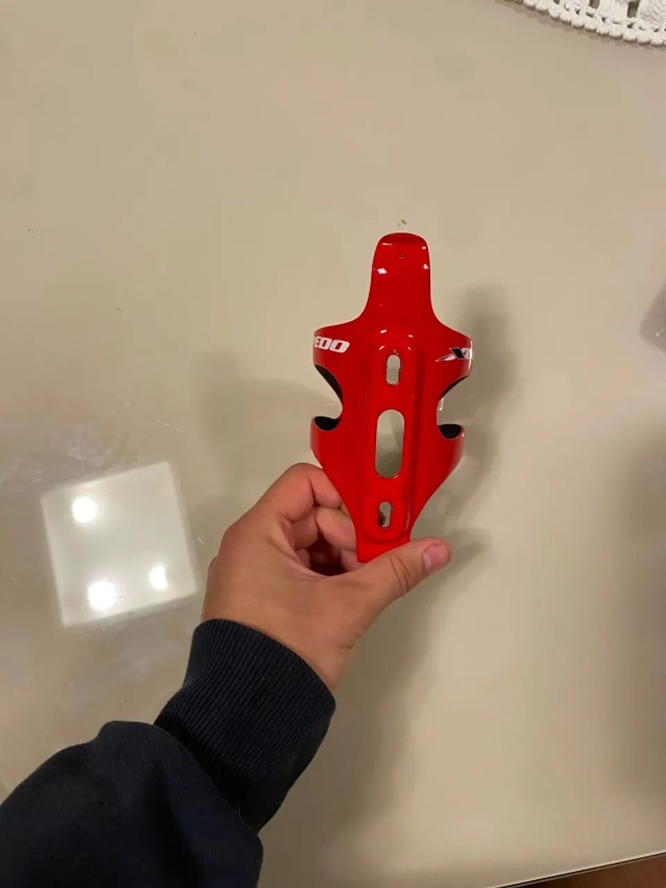 XLAB Torpedo Bottle Cage red  - Foto 2