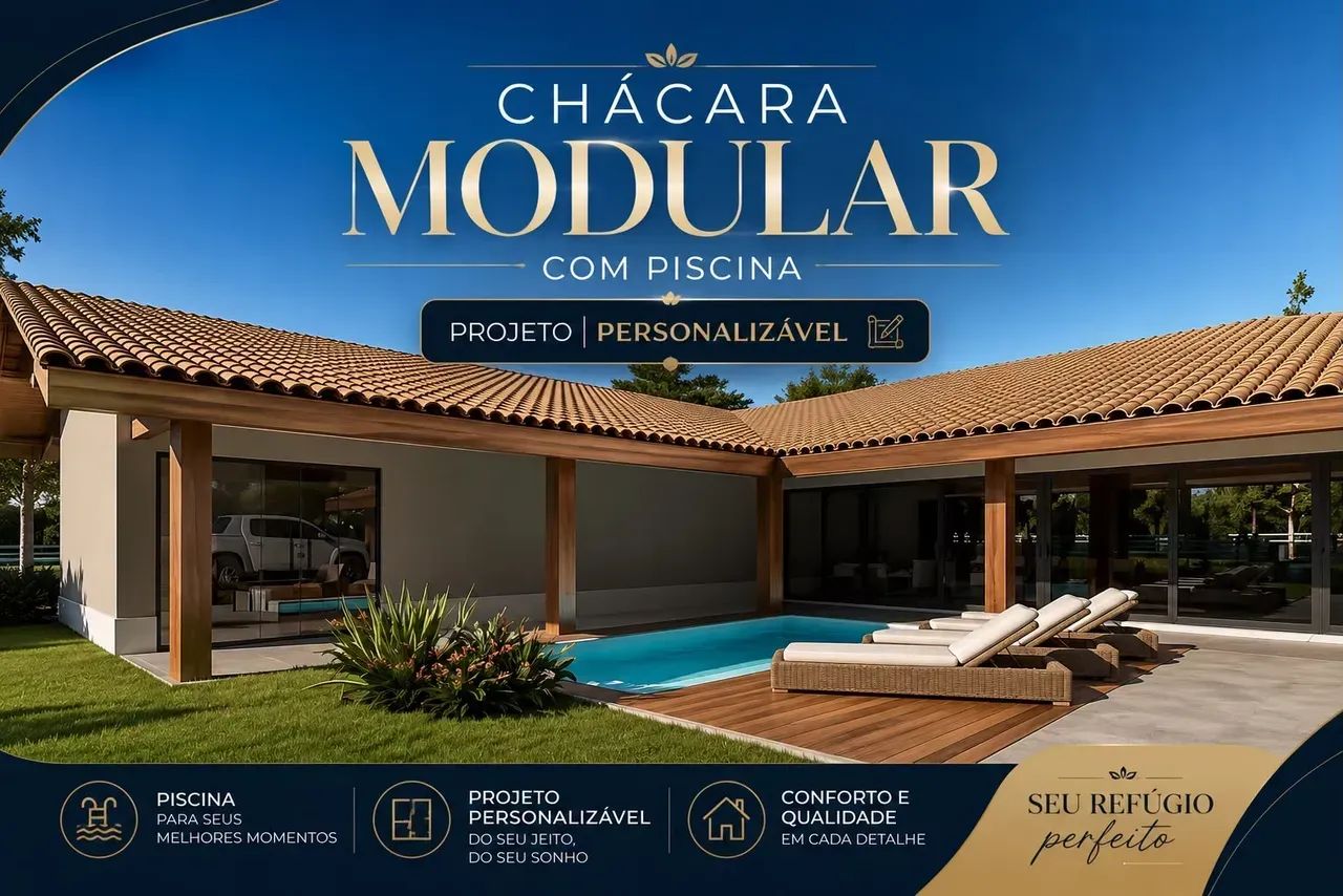 SUA CHÁCARA COM PISCINA EM IGARATÁ - SP