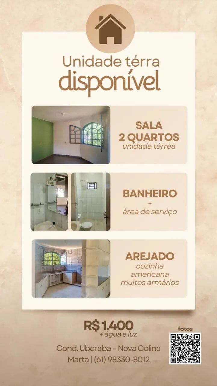 Alugo Condomínio Uberaba- Nova colina
