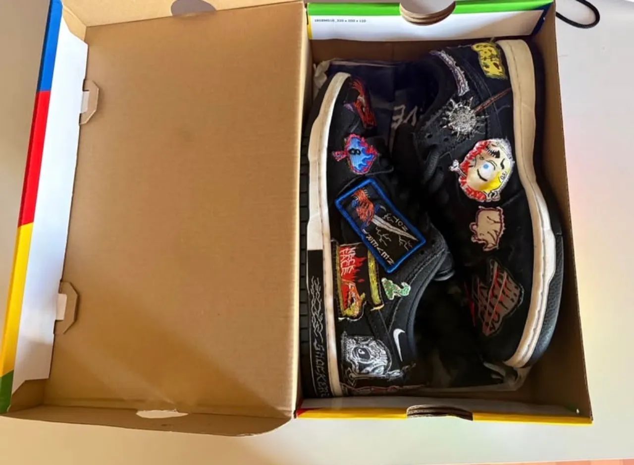 Nike SB Dunk Low Pro Neckface - Foto 4