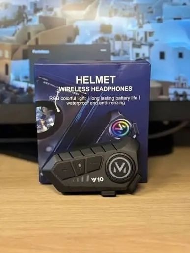 Intercomunicador Capacete De Moto Bluetooth Microfone V10 - Foto 4