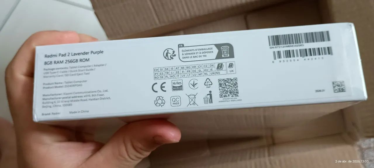 Tablet xiami redmi pad 2 Novinho na caixa acabou de chegar  - Foto 3